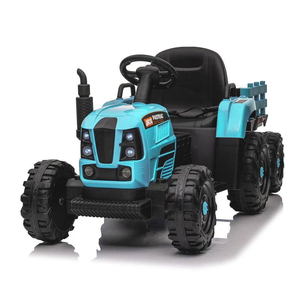 24V 400W Electric Ride-On Tractor Toy with Trailer - Image 29