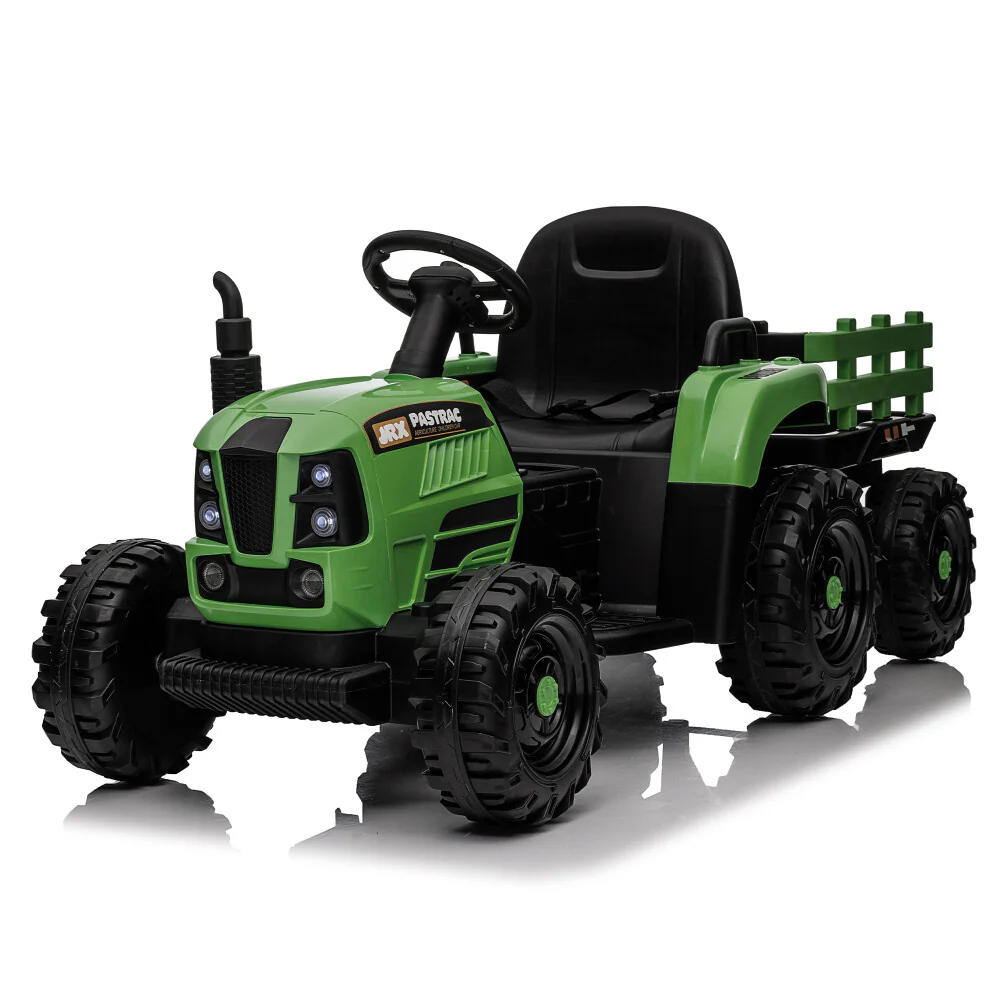 24V 400W Electric Ride-On Tractor Toy with Trailer - Image 3
