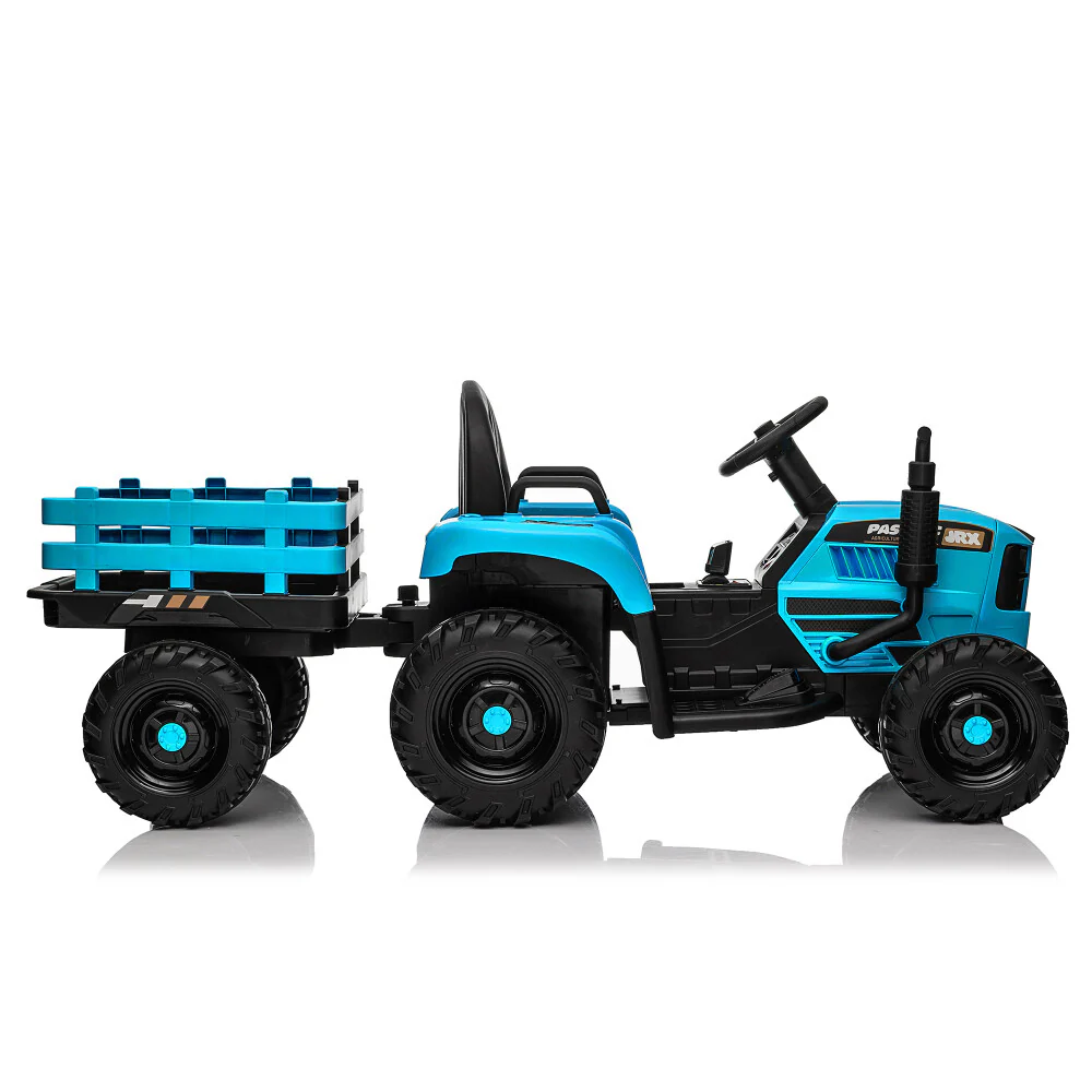 24V 400W Electric Ride-On Tractor Toy with Trailer - Image 32