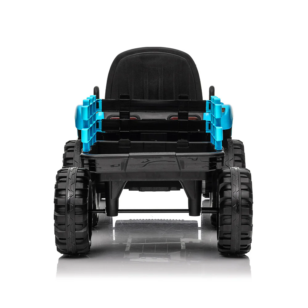 24V 400W Electric Ride-On Tractor Toy with Trailer - Image 36