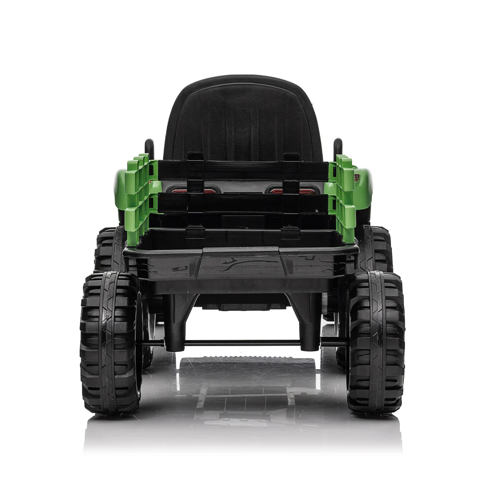 24V 400W Electric Ride-On Tractor Toy with Trailer - Image 8