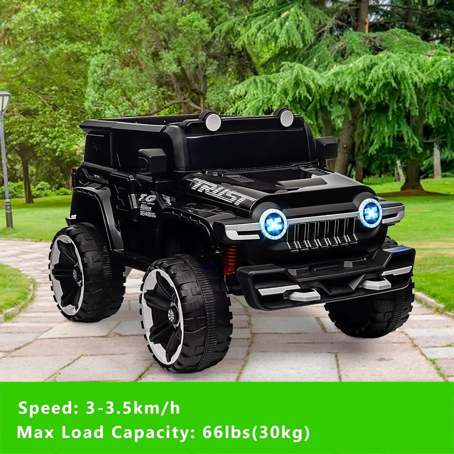 12V Electric Ride-On Truck Car for Kids Ages 3+ with 2.4G Remote Control - Image 12