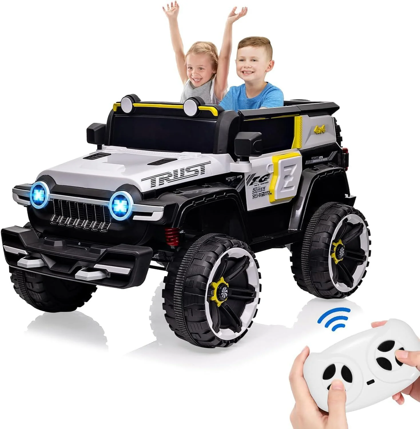 12V Electric Ride-On Truck Car for Kids Ages 3+ with 2.4G Remote Control - Image 16