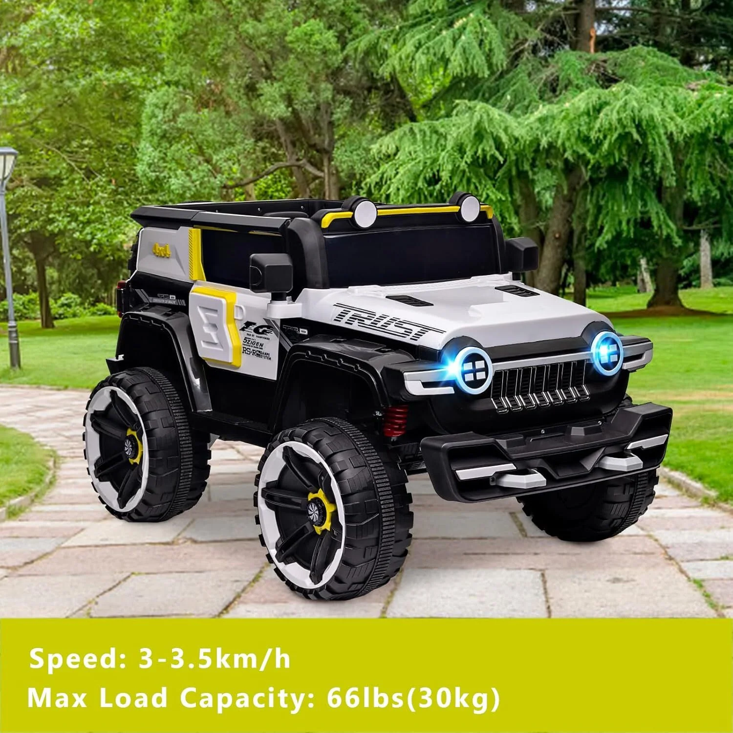 12V Electric Ride-On Truck Car for Kids Ages 3+ with 2.4G Remote Control - Image 17