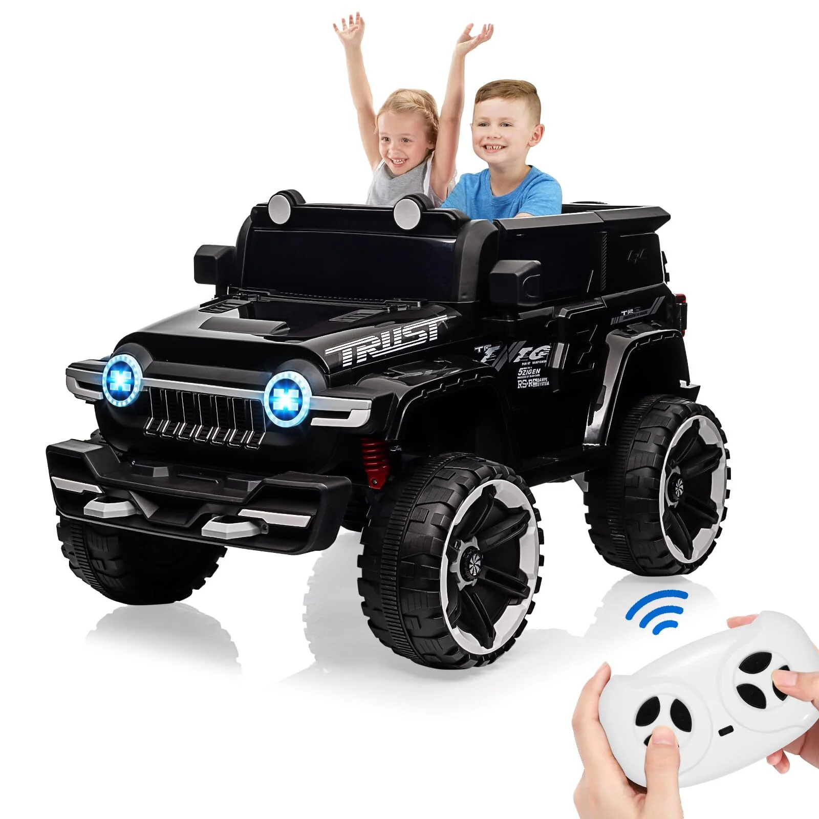 12V Electric Ride-On Truck Car for Kids Ages 3+ with 2.4G Remote Control - Image 21
