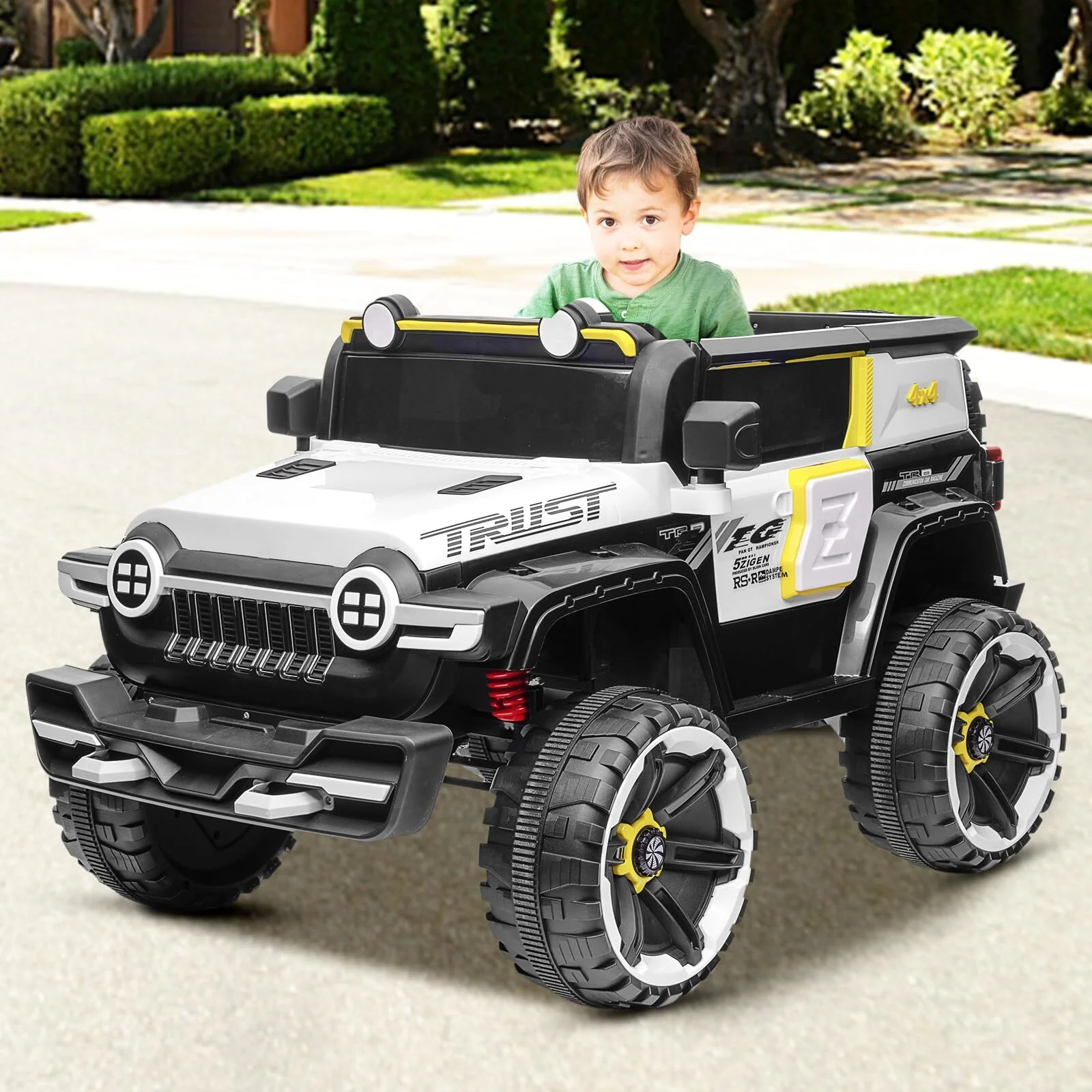 12V Electric Ride-On Truck Car for Kids Ages 3-8 with 7AH Battery - Image 6