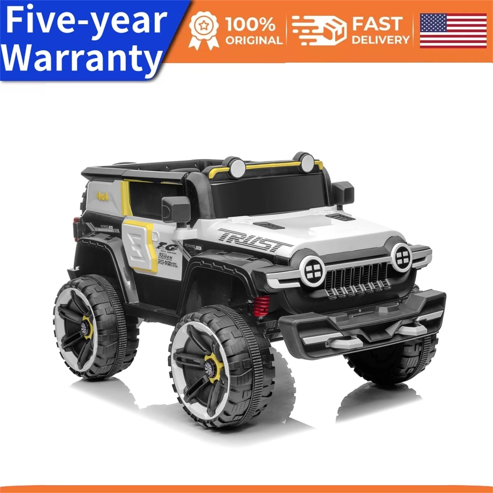 12V Electric Ride-On Truck Car for Kids Ages 3-8 with 7AH Battery - Image 8
