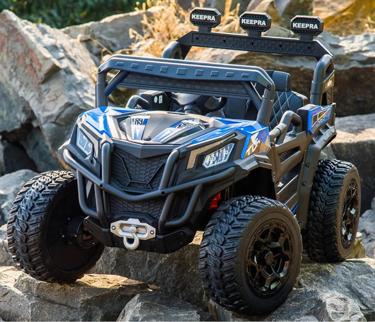 12V 4WD Electric Ride-On UTV Buggy for Kids with 10AH Battery - Image 2