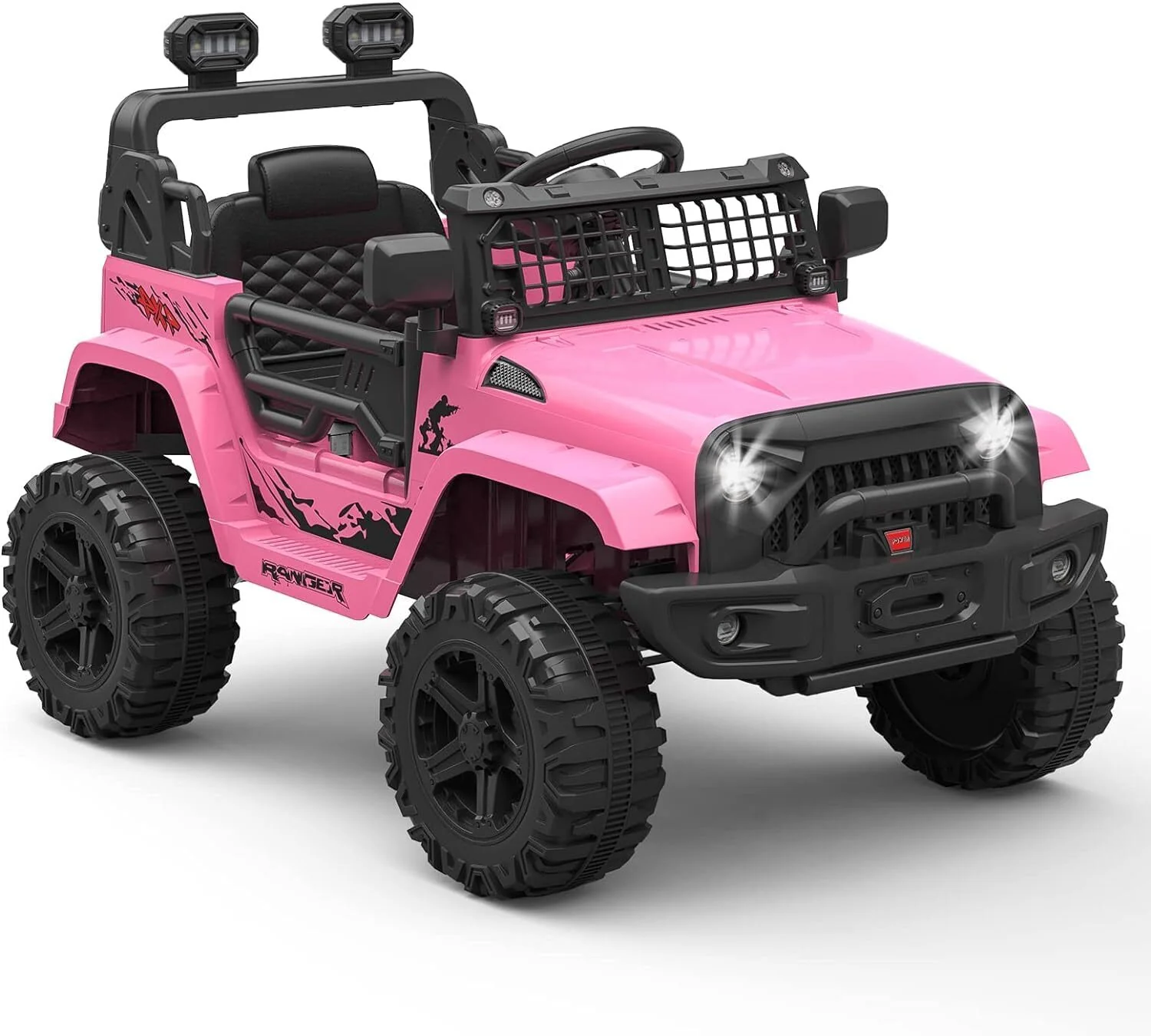 Electric Ride-On Truck with Remote Control, Spring Suspension, and LED Lights - Image 2