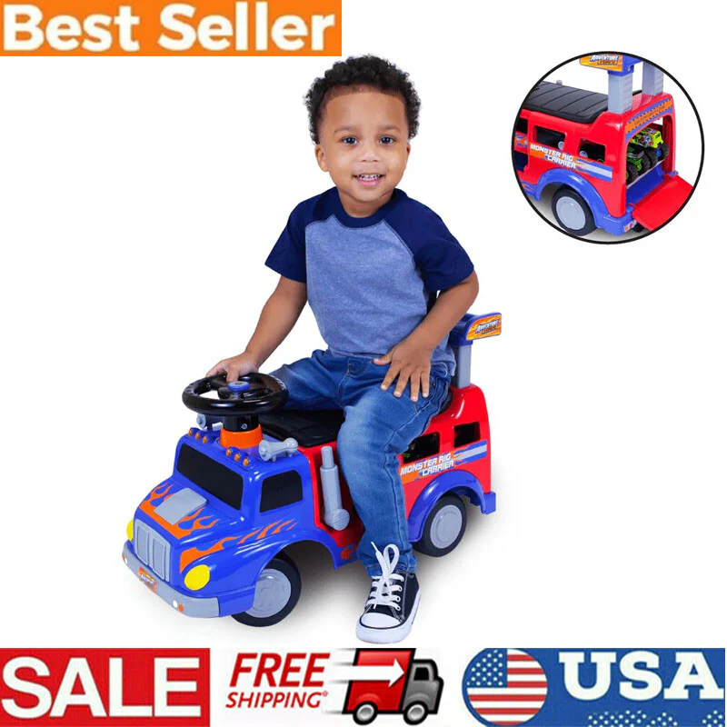 Ride-On Toy Bike Carrier for Kids 1-3 Years, Supports Up to 44 lbs - Image 10