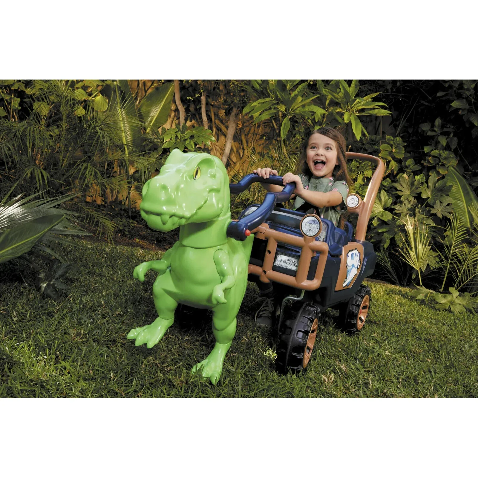 Roaring T-Rex Dinosaur Foot-To-Floor Toddler Truck with Sound Effects - Image 8