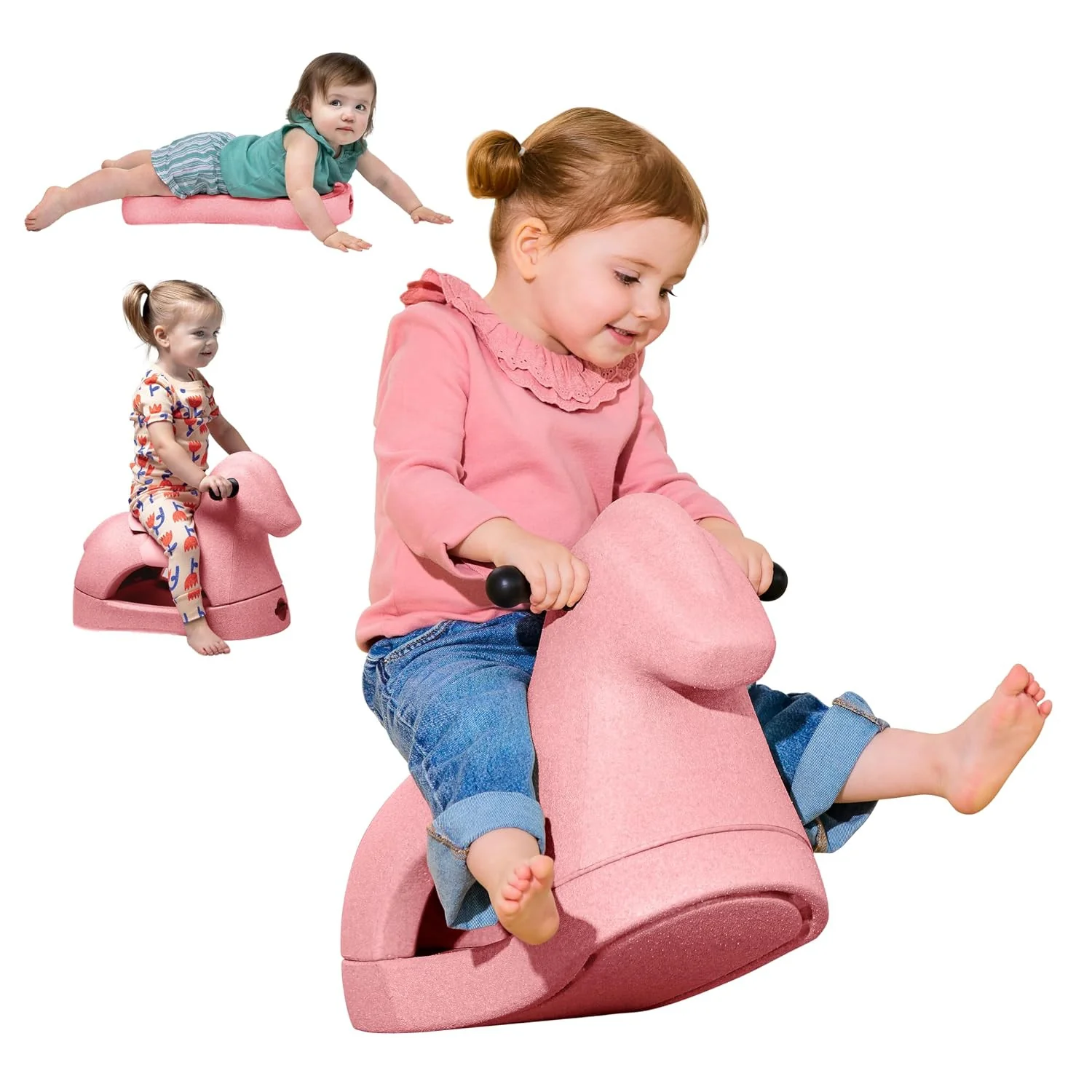 Ride & Rock Kids' Rocking Horse - Fun Scoot Toy for Indoor & Outdoor Play