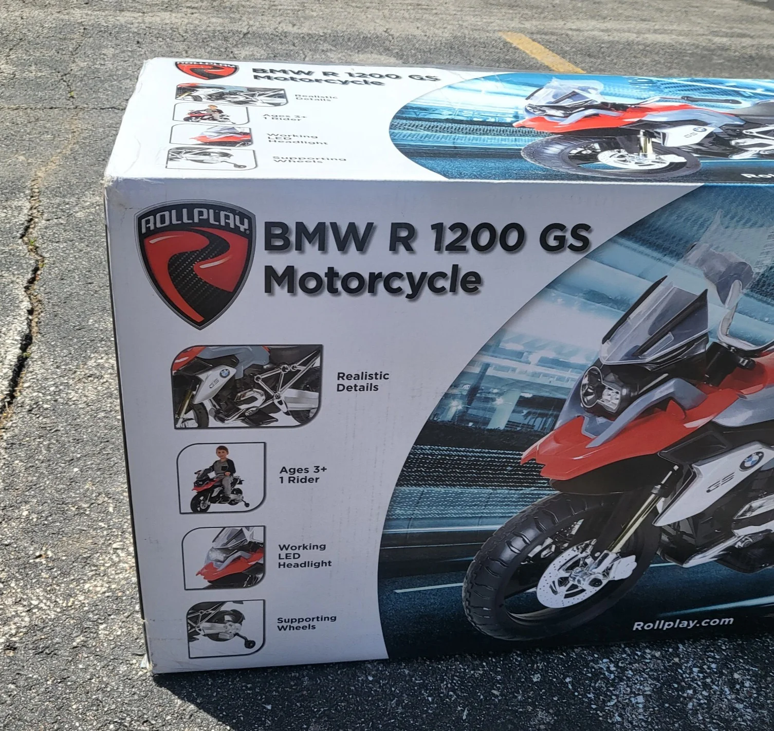 6V BMW R 1200 GS Ride-On Electric Motorcycle for Kids - Image 2