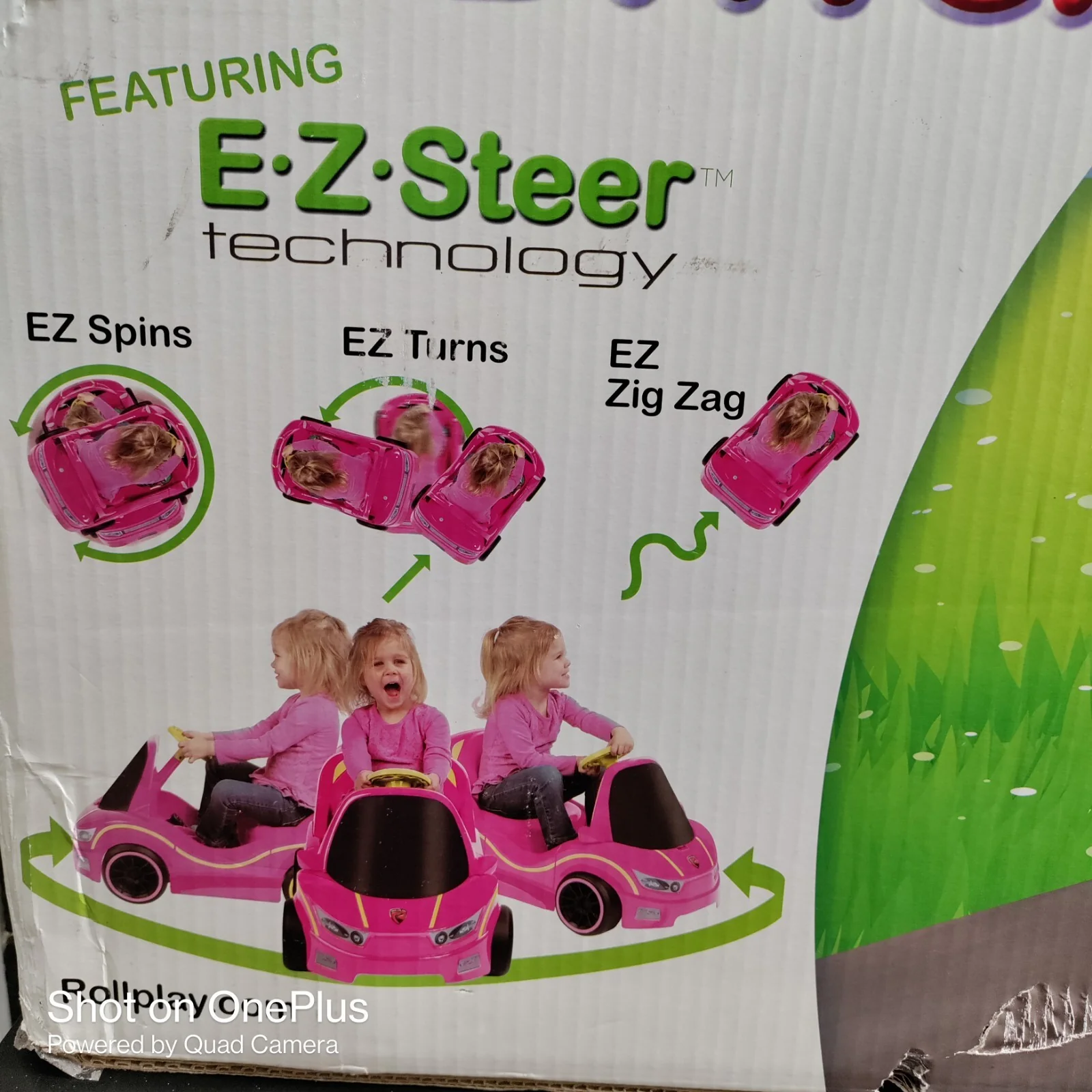 6-Volt Battery Operated Pink Ride-On Power Wheel Car for Ages 1+ - Image 2