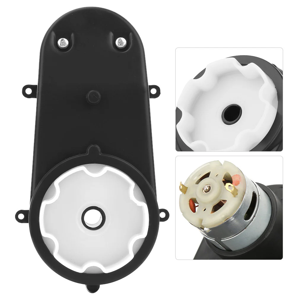 12V 5000RPM RS380 Electric Motor Gearbox for Children's Toy Car Steering - Image 8
