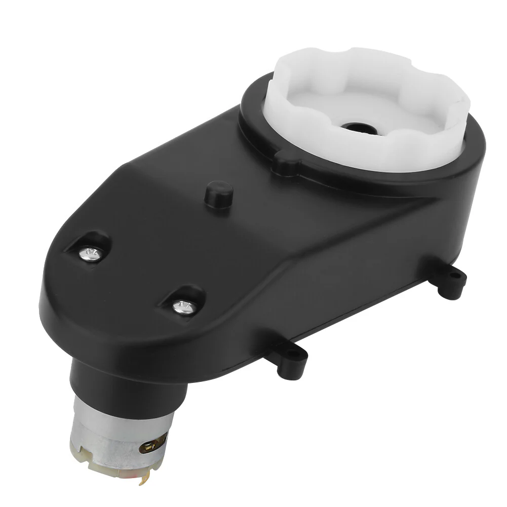 12V 5600RPM RS380 Electric Motor Gearbox with Steering Gear for Children's Toy Car - Image 6