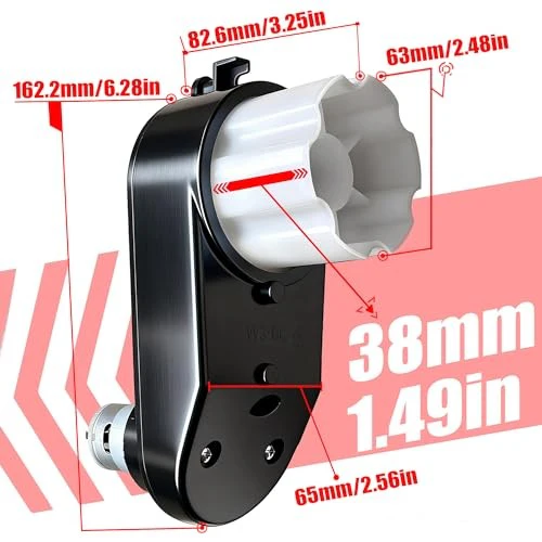 RS390 12V 16000RPM Mini DC Motor Gearbox for Children's Ride-On Vehicles - Image 8