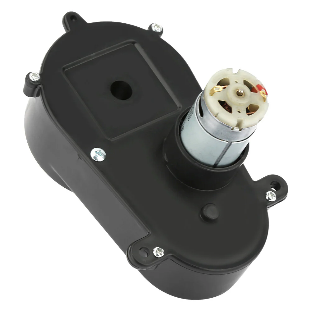 12V RS390 Electric Motor Gearbox with Steering Gear 5600RPM for Children's Toy Cars - Image 6
