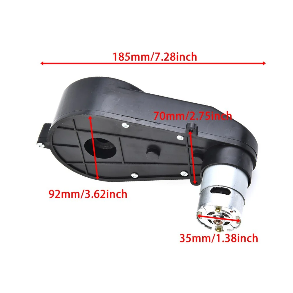 RS550 12V 30000RPM Motor with Gearbox for Kids Ride-On Cars - Image 8