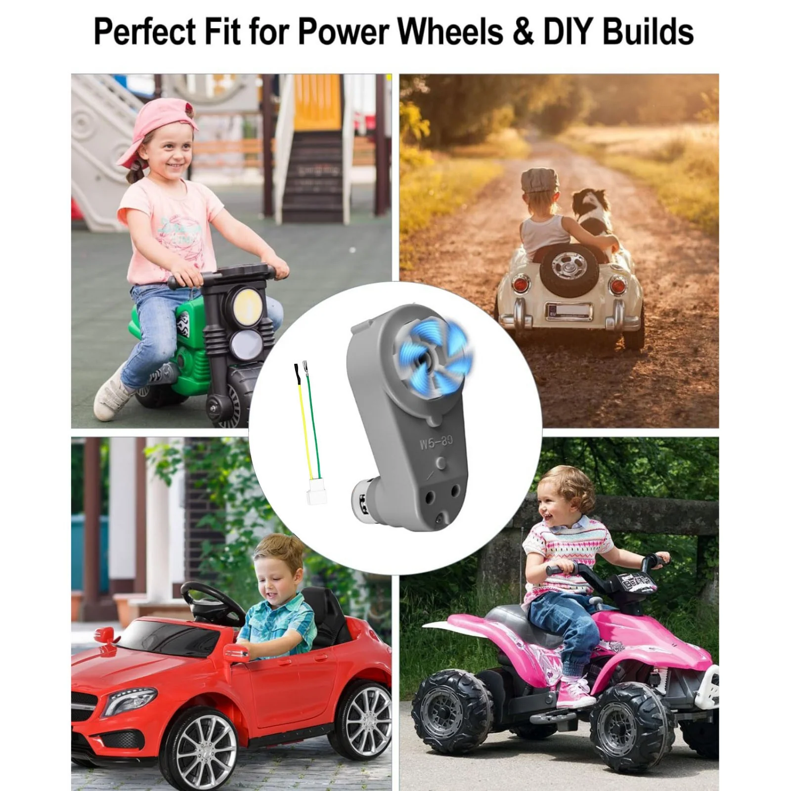 RS775 High-Torque Gearbox Motor 360RPM 18V-24V for Power Wheels Ride-On Vehicles - Image 19