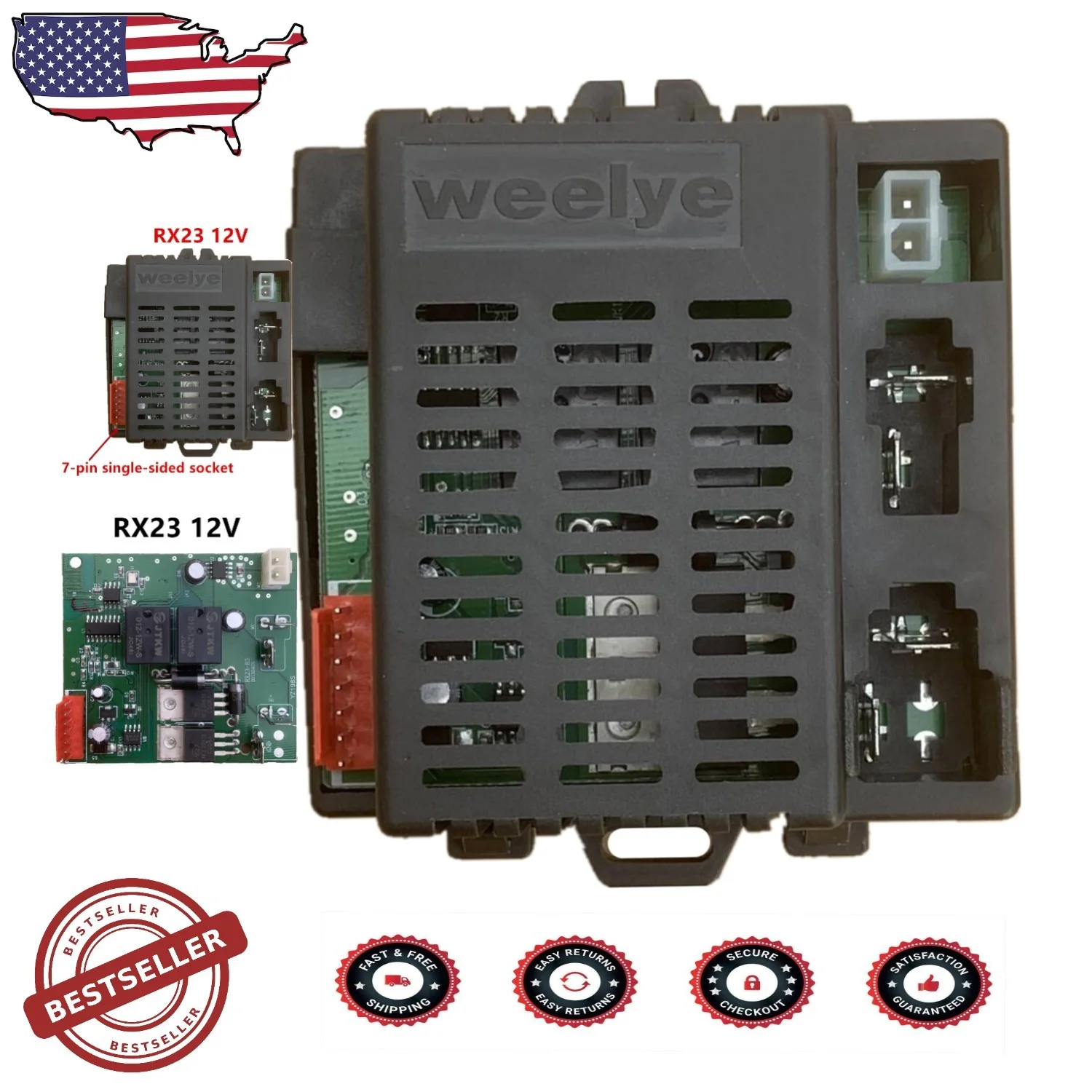 RX23 12V Control Box for Kids’ Electric Ride-On Cars Durable and Reliable - Image 9
