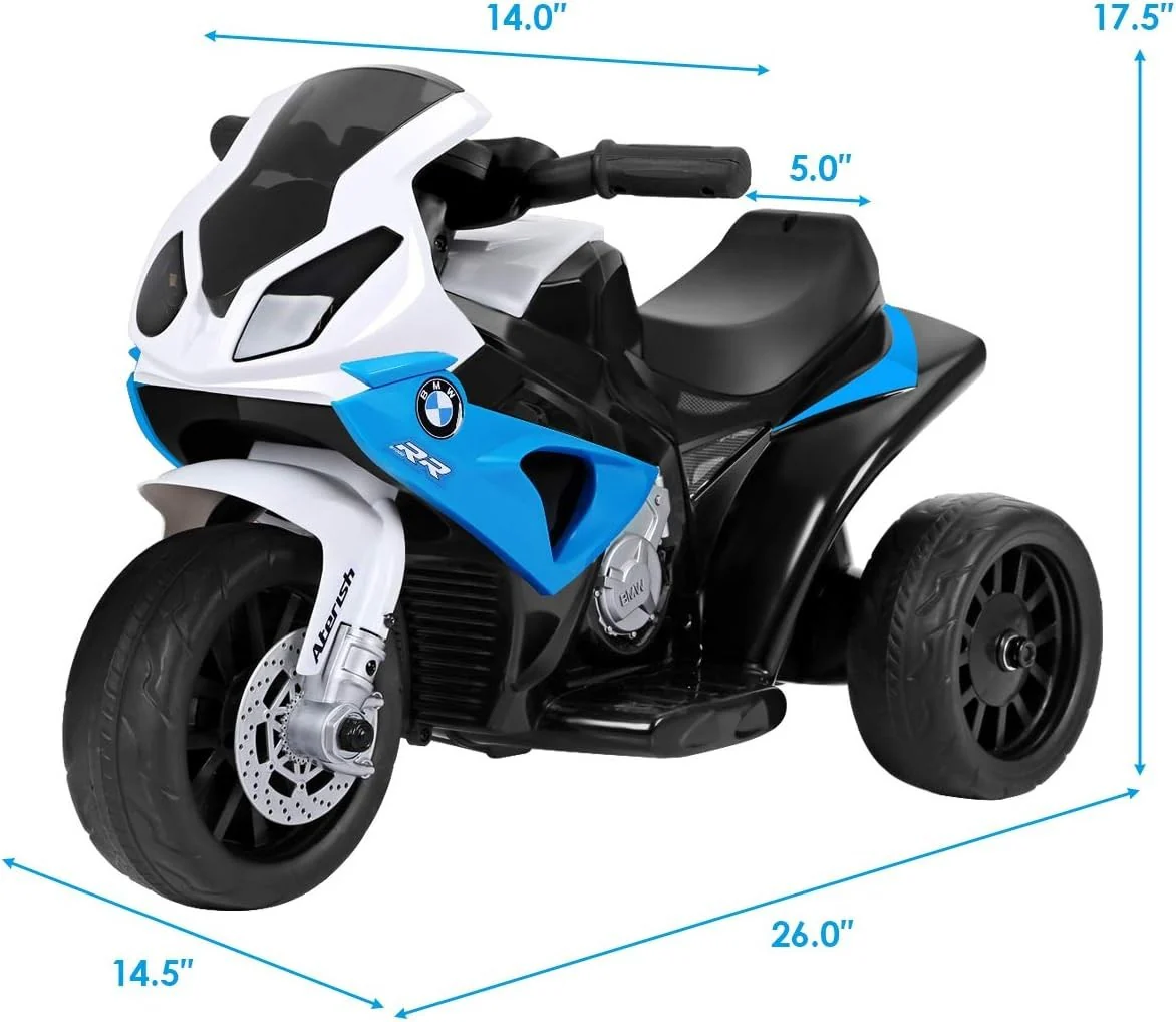 BMW Kids Electric Ride-On Motorcycle with Lights and Music for Toddlers - Image 5