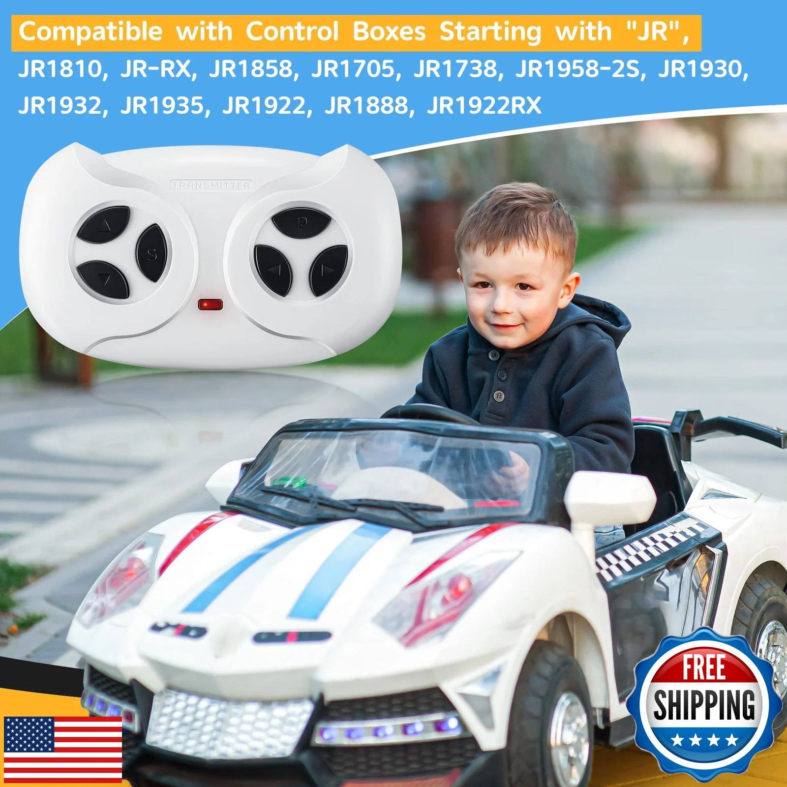2.4G Remote Control Electric Car for Kids with Music Function - Image 3