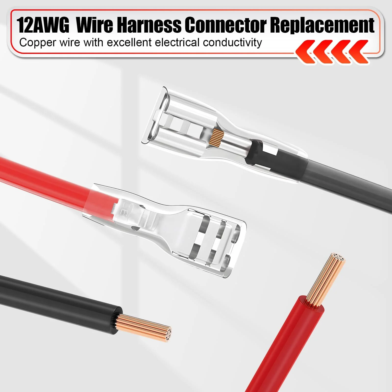2 Pack 12 AWG Wire Harness Connector Replacement Compatible with Peg System - Image 3