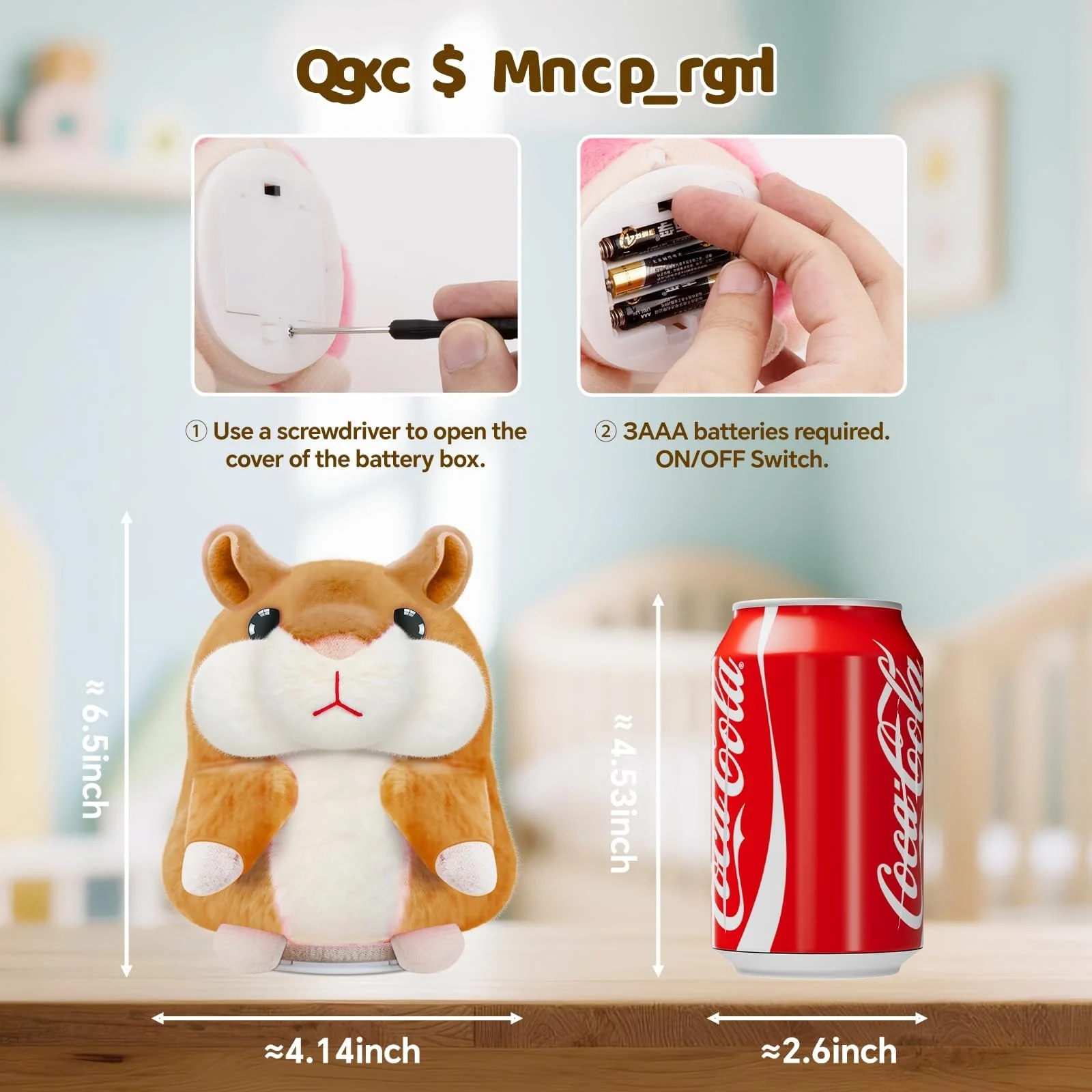 SANJOIN Interactive Talking Hamster Toy for Kids - Image 4