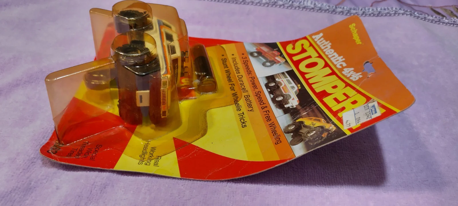 SCHAPER STOMPER II 4x4 TOYOTA TERCEL VINTAGE Battery-Powered Stunt Wheel Toy - Image 12