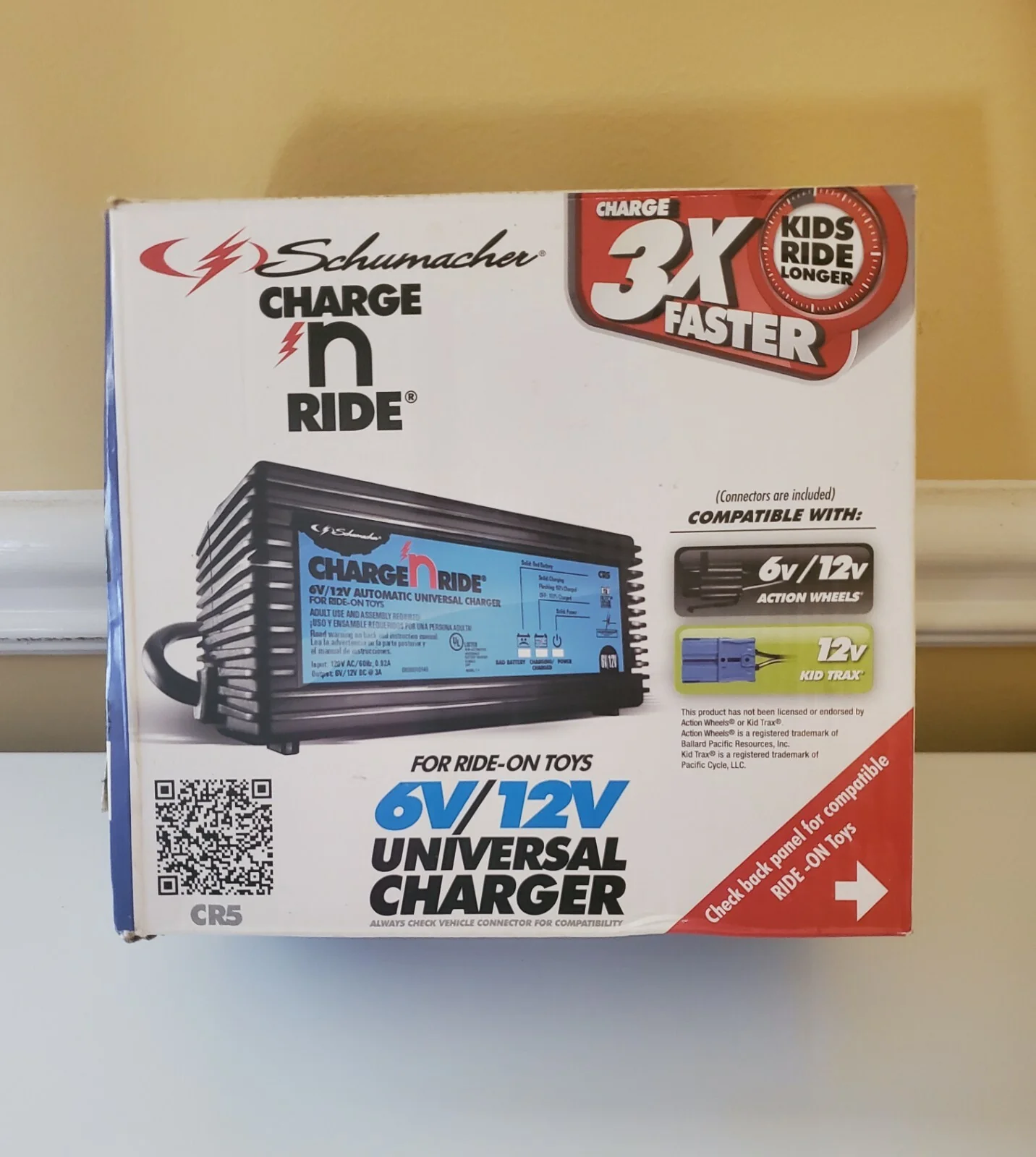 Fast Charger for 6V and 12V Ride-On Toy Batteries CR5 Compatible - Image 6