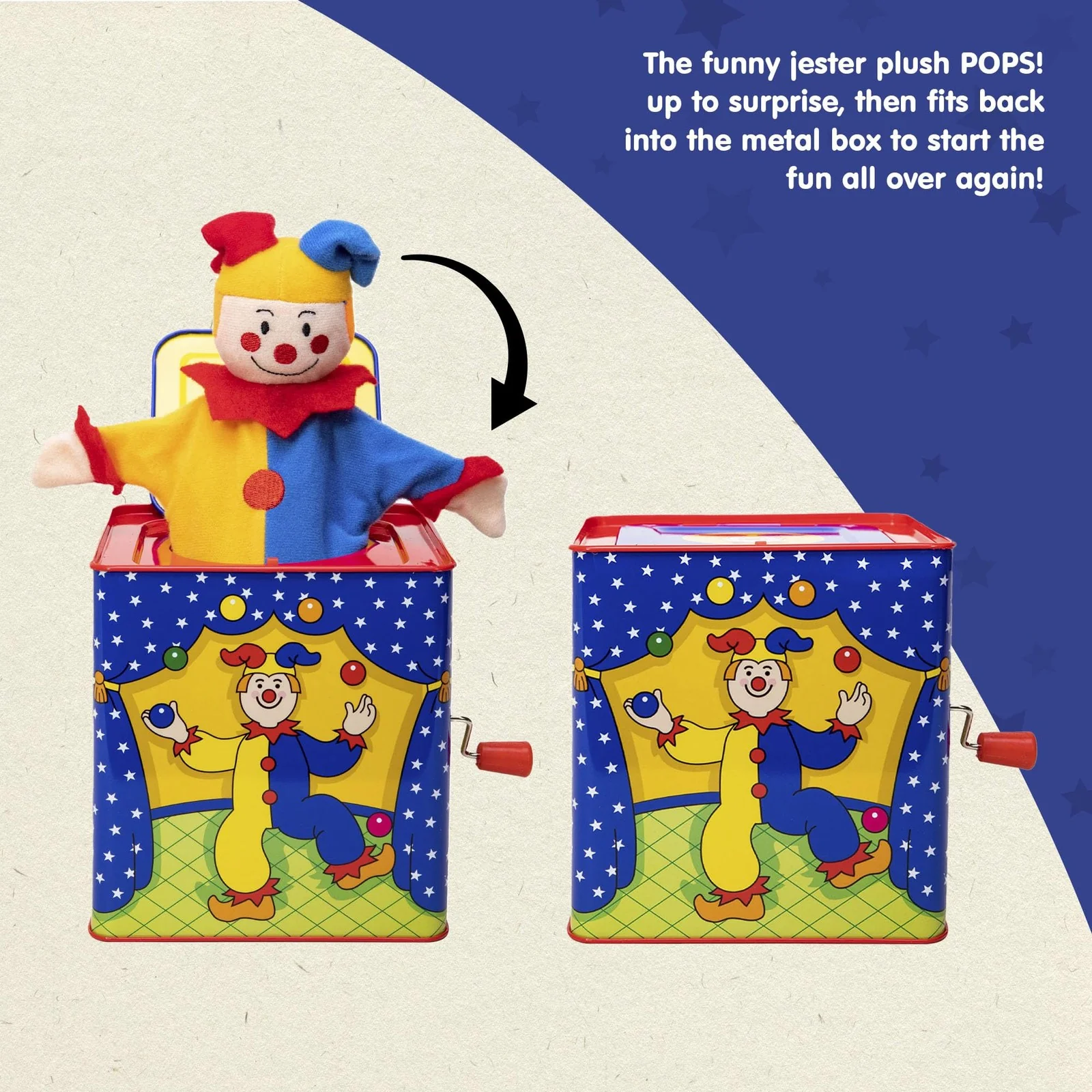 Schylling Jester Jack - Durable Tin Musical Toy - Image 4