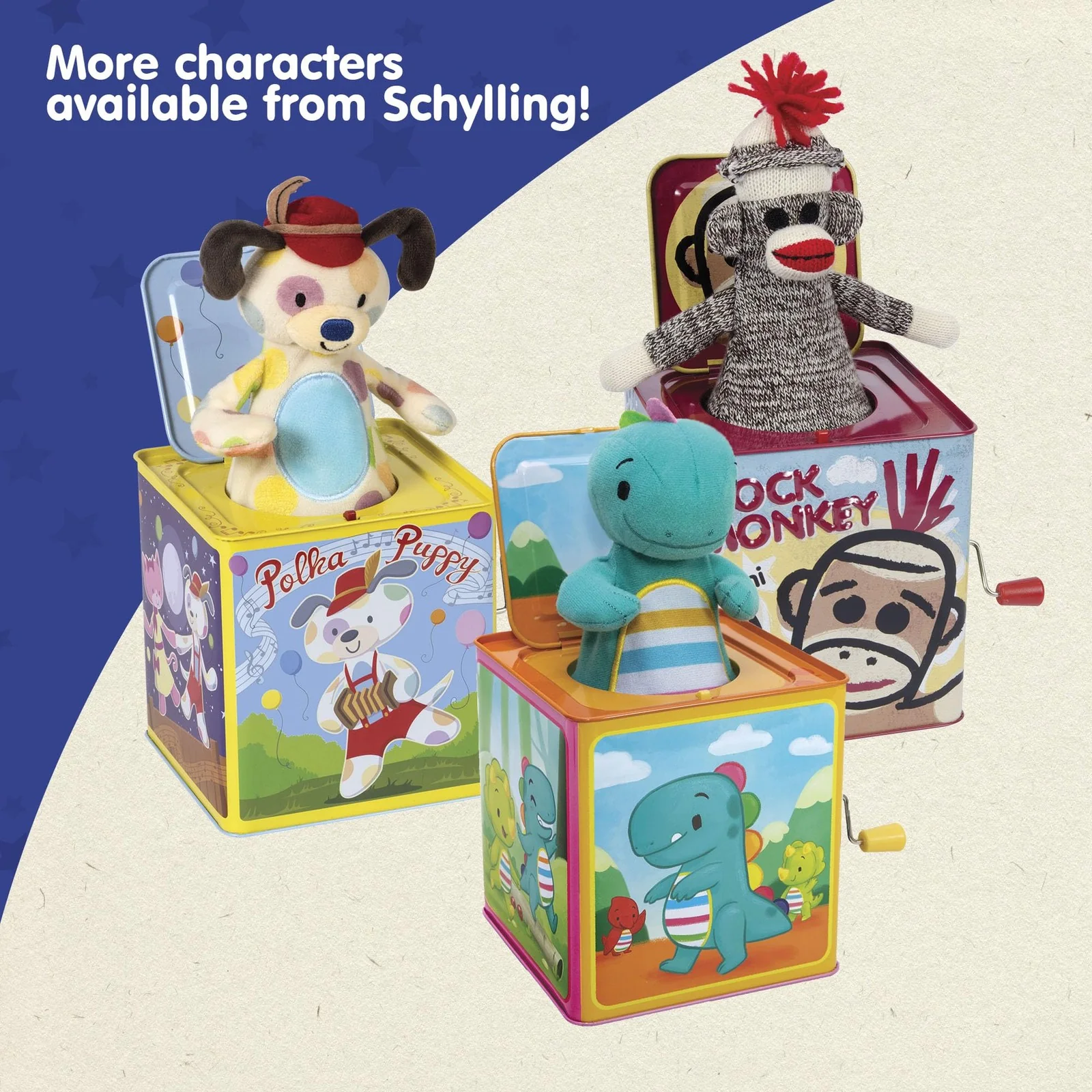 Schylling Musical Tin Circus Jack Toy - Image 6