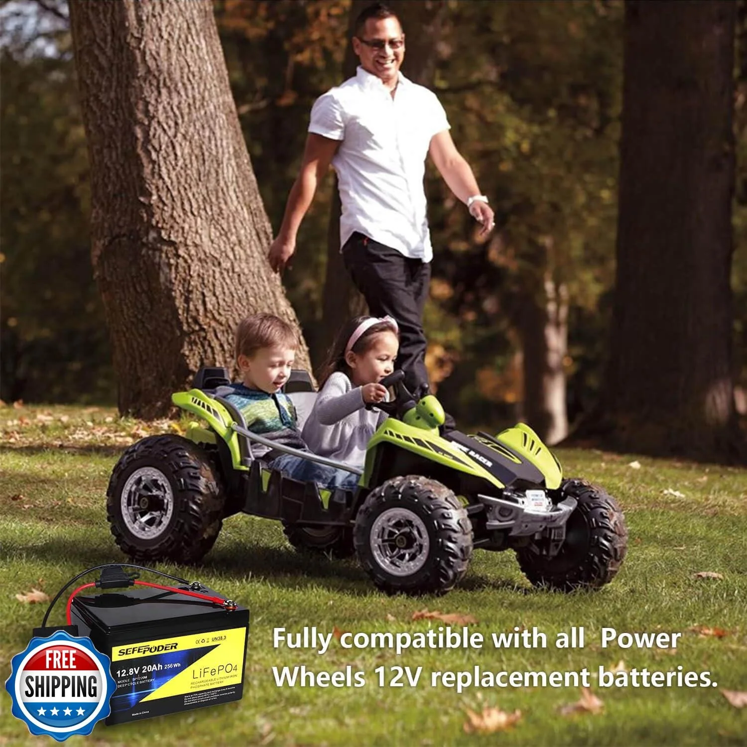 Replacement 12V AA Battery Compatible with Power Wheels Toys - Image 5