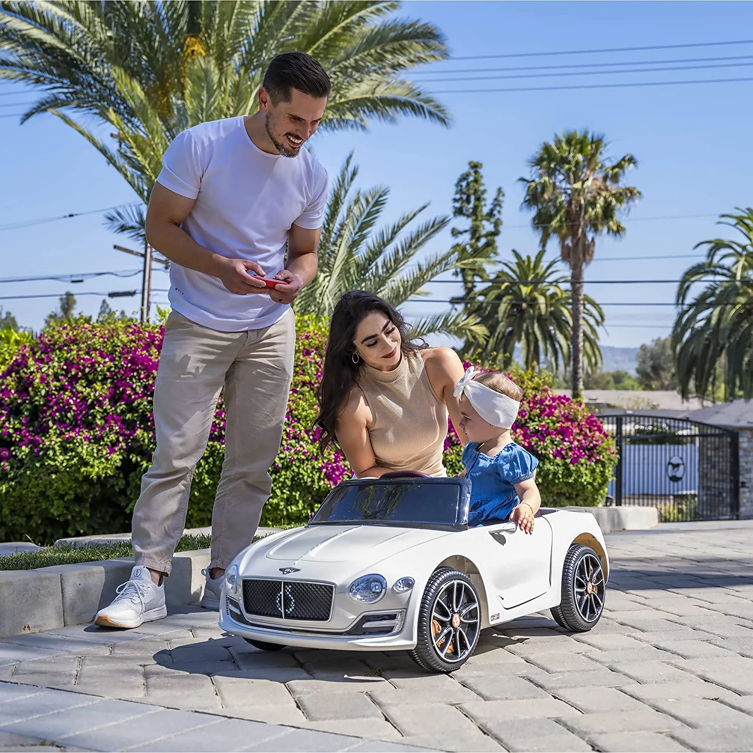SEHOMY Bentley Licensed Electric Kid Car with Parent Remote Control - Perfect for Little Drivers! - Image 9
