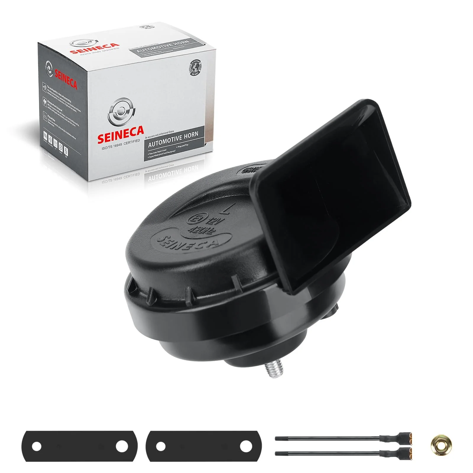 12V Waterproof Loud High Tone Snail Electric Car Horn Single