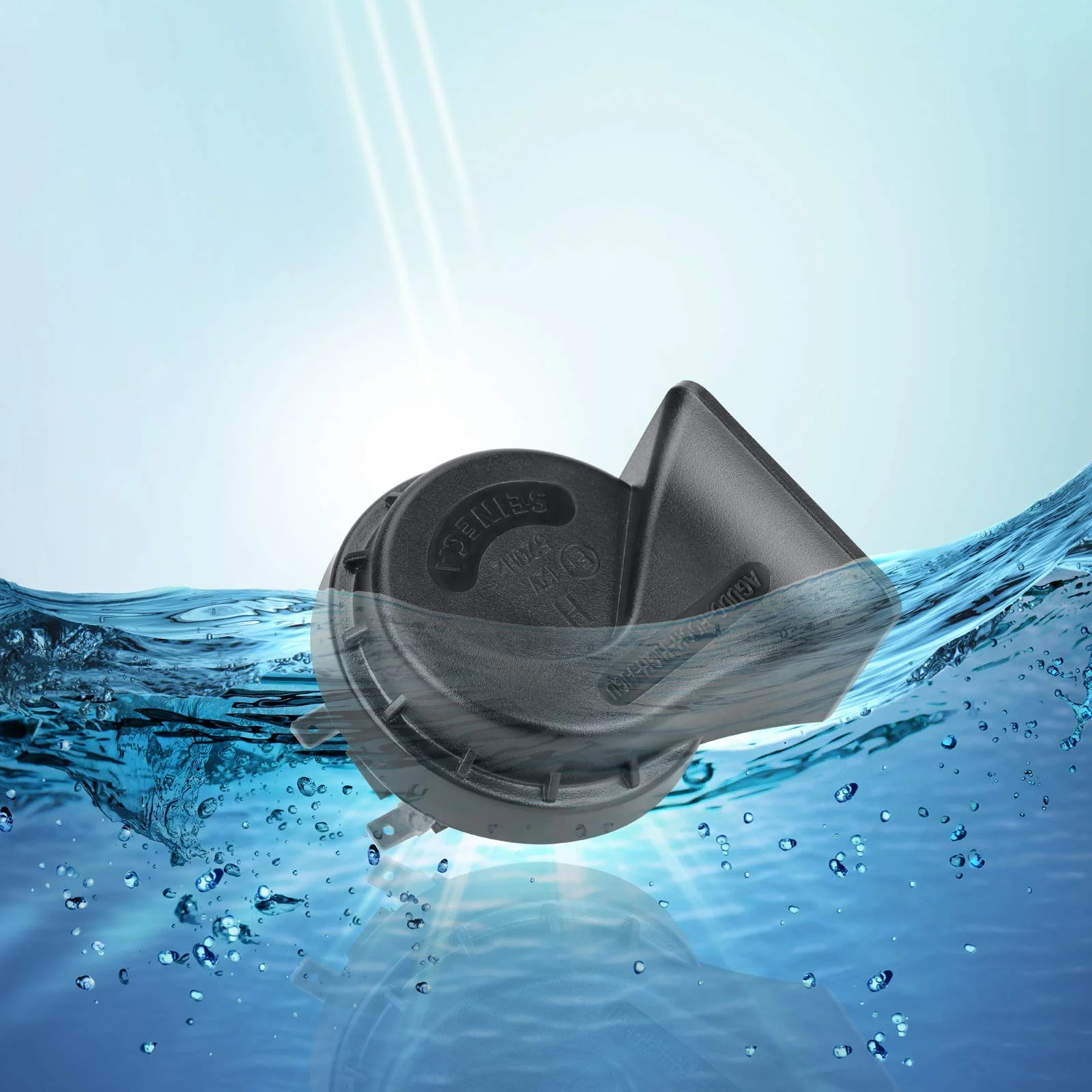 12V Waterproof Loud High Tone Snail Electric Car Horn Single - Image 5
