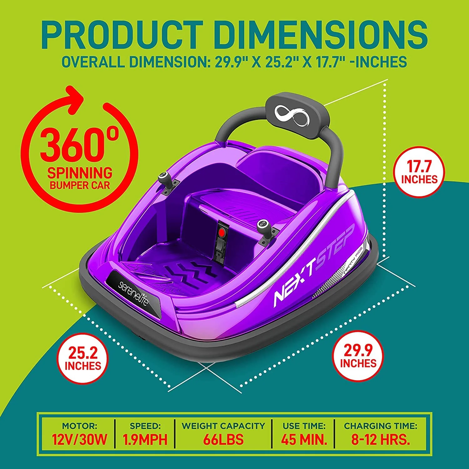 Children's Electric Bumper Car Ride-On Toy - Image 2