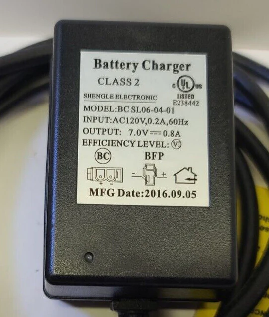 SL06-04-01 Rechargeable 7V 0.8A Battery and Charger Set for Kids Trax Motion Class 2 - Image 2