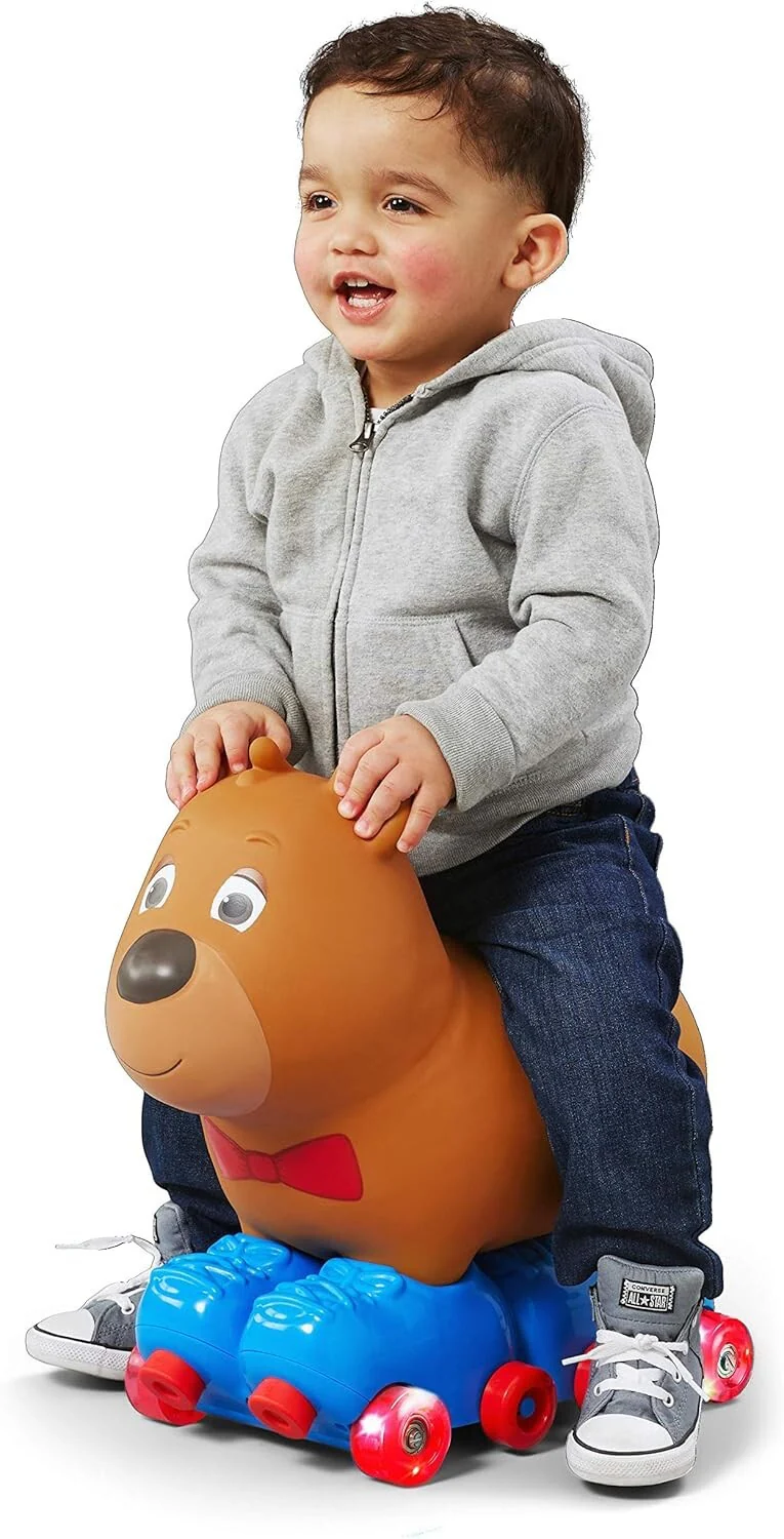 Toddler Foot-to-Floor Ride-On Bear Toy for Kids Ages 1-3 Years - Image 5