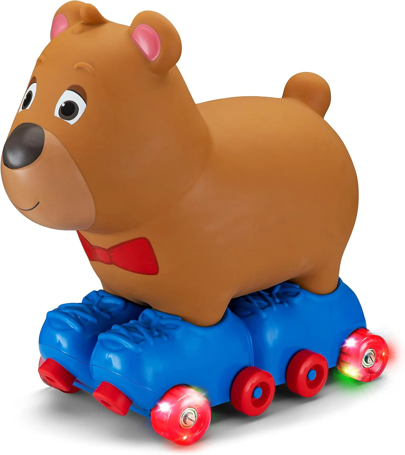 Toddler Ride-On Bear Toy for Ages 1-3 with Soft Foot-to-Floor Design - Image 10