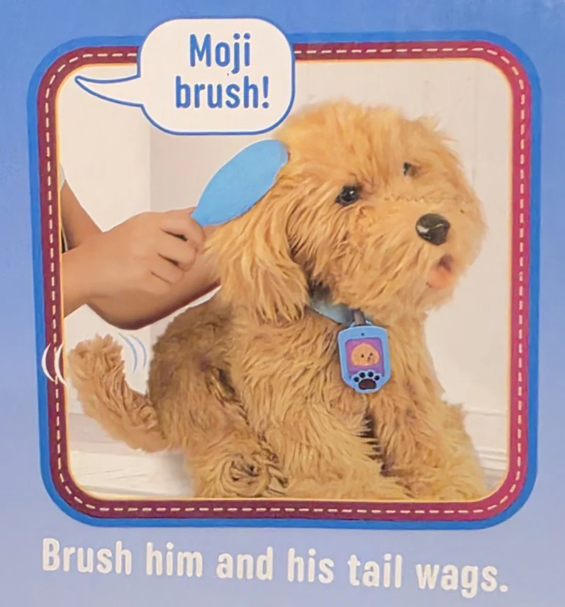 SkyRocket Moji Adorable Interactive Labradoodle Plush Puppy! - Image 16
