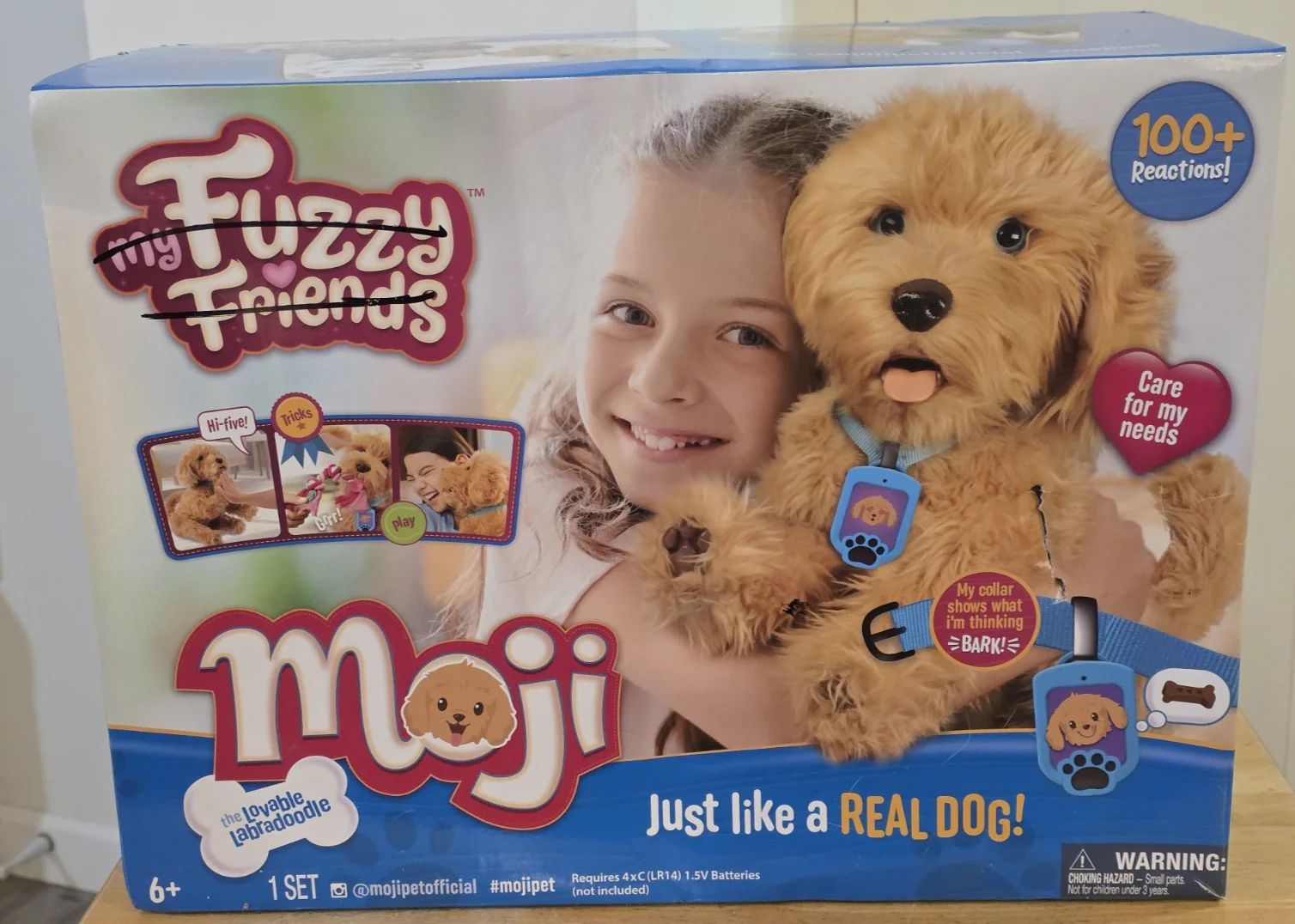 SkyRocket Moji Adorable Interactive Labradoodle Plush Puppy! - Image 18