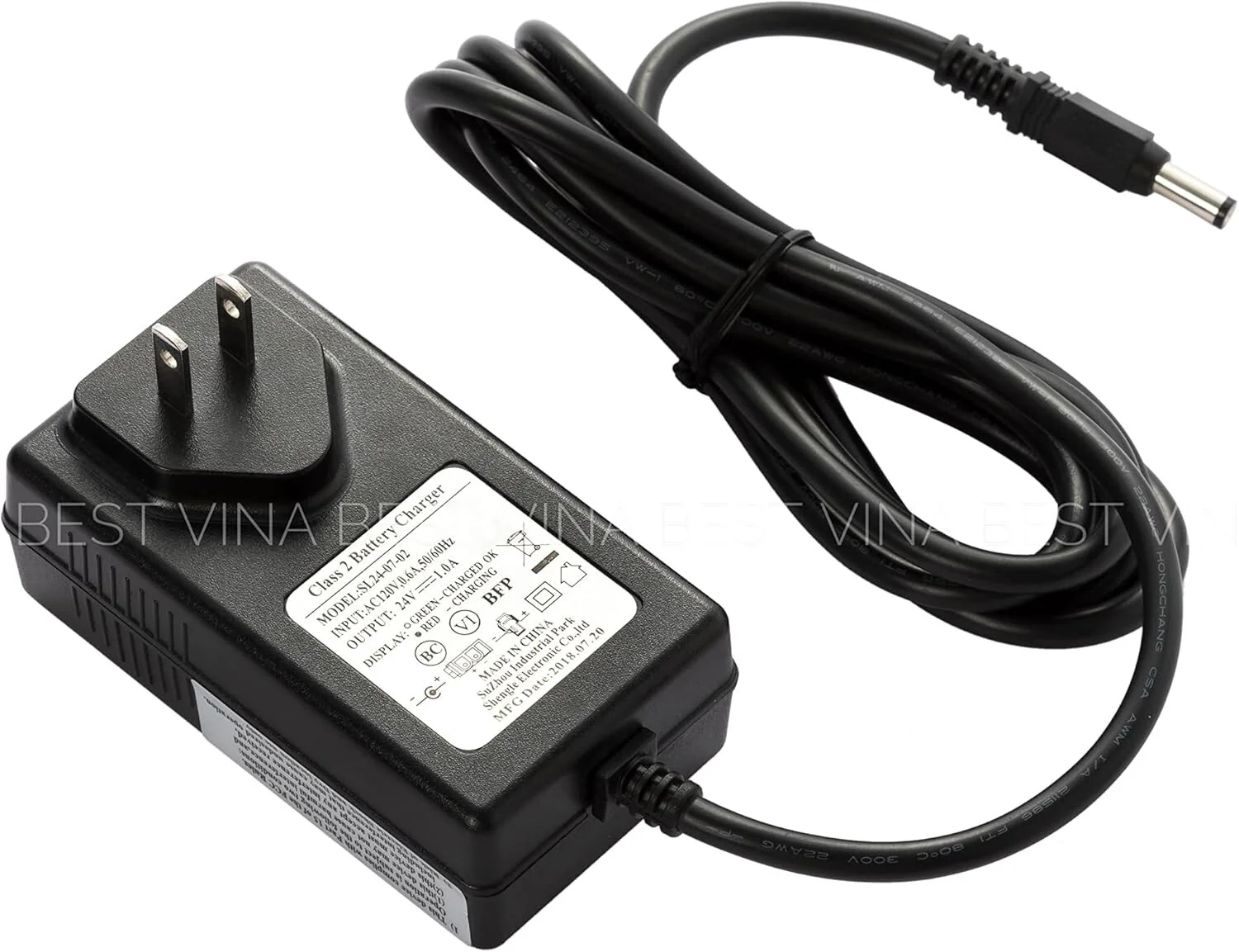 24V Sleek Charger for Children's Electric Cars Compatible with Pink and Grey Models - Image 4