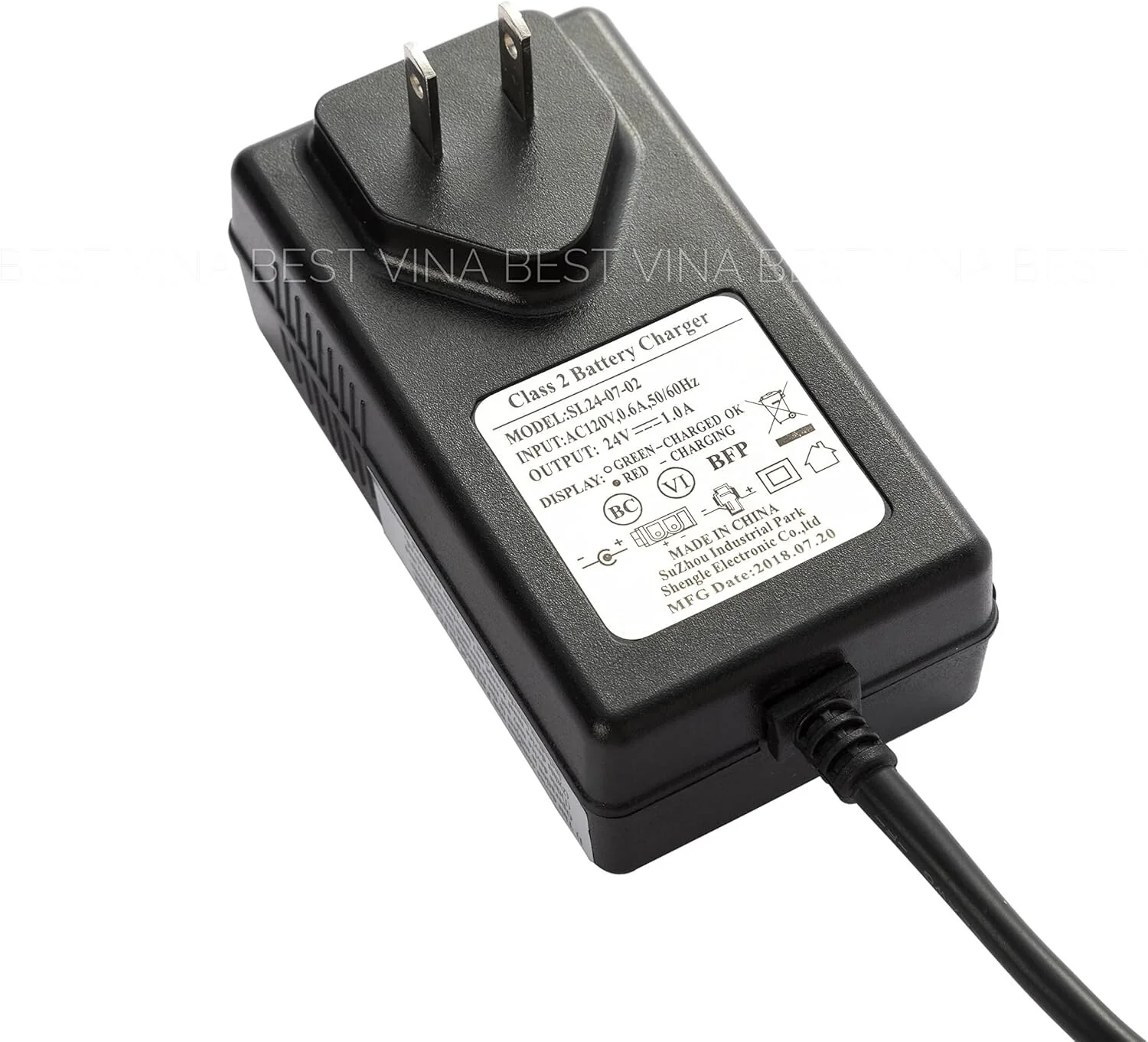 24V Sleek Charger for Children's Electric Cars Compatible with Pink and Grey Models - Image 6