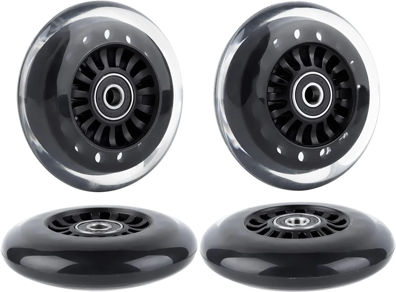 Effortless Glide Replacement Wheels for Wiggle Cars - 90mm with Convex & Concave Hub - Image 3