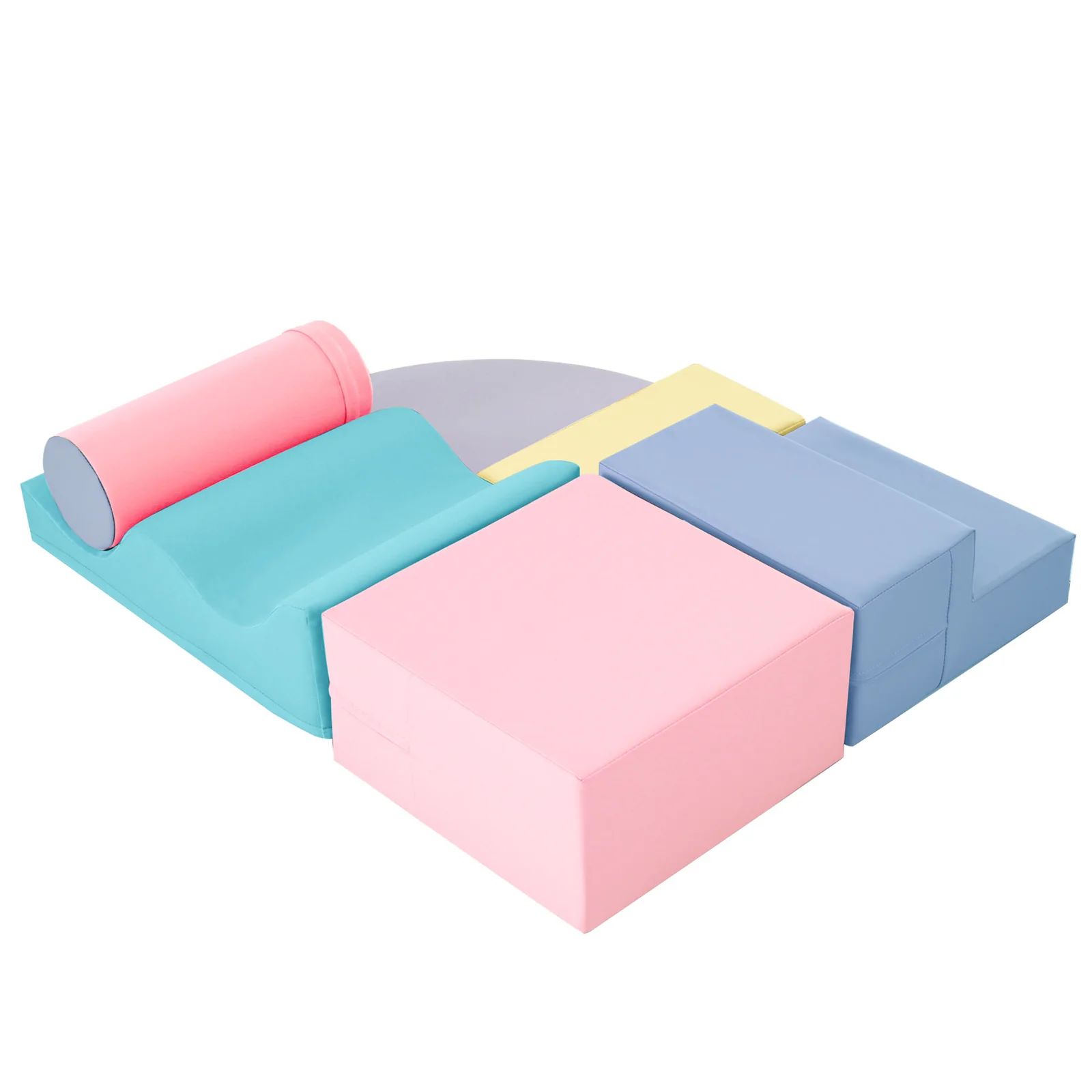 Soft Climb and Crawl Foam Playset 6-in-1 Soft Play Equipment for Active Play - Image 10