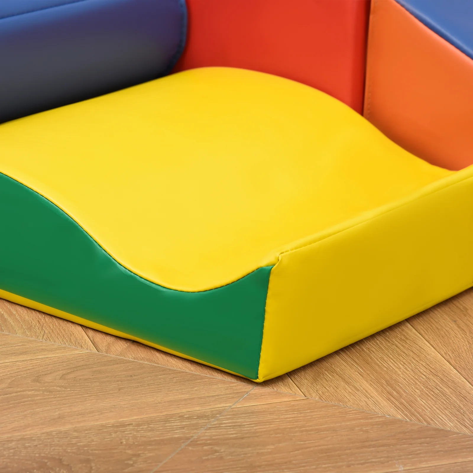 7-Piece Soft Foam Play Blocks for Kids Climbing and Crawling Gym Toy - Image 5