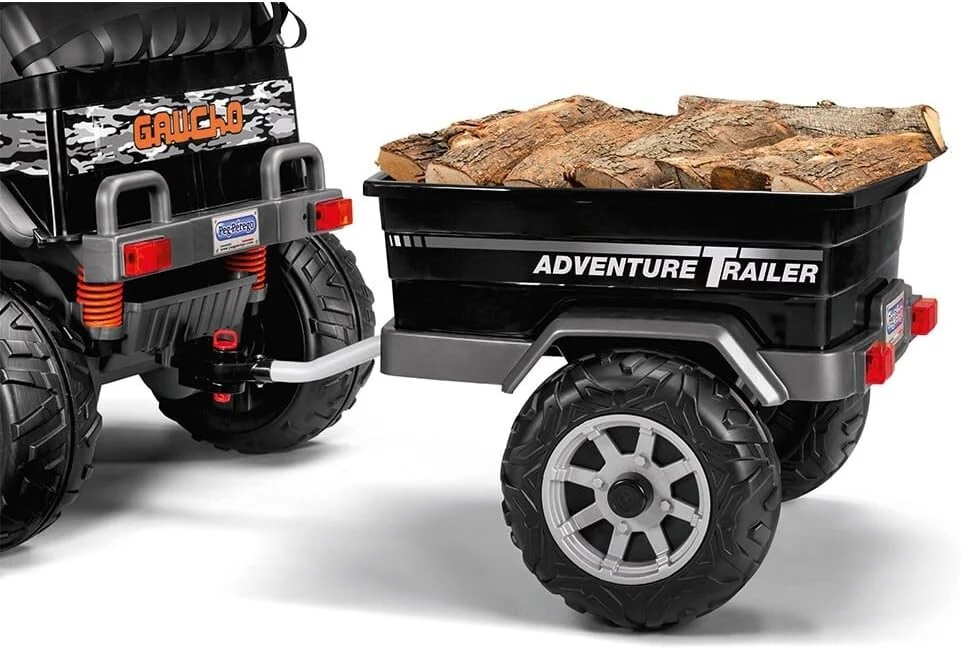 Spacious Adventure Ride-On Trailer with Secure 5-Point Harness for Kids - Image 5