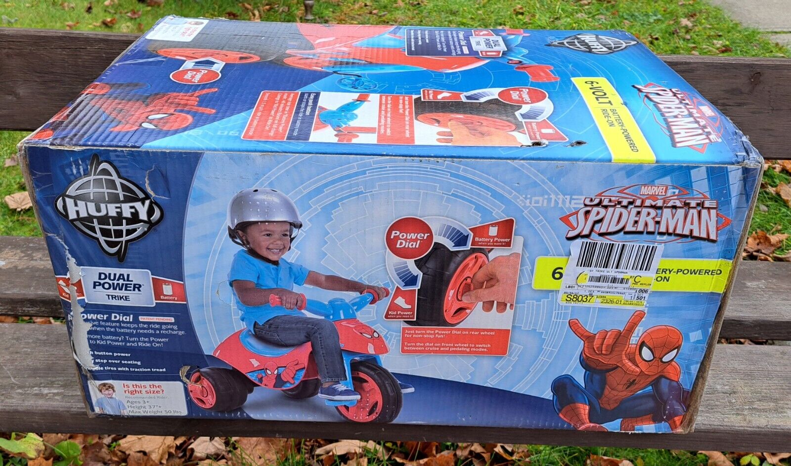 Spider-Man Marvel Huffy 6V Battery Ride On - Brand New in Box! - Image 4